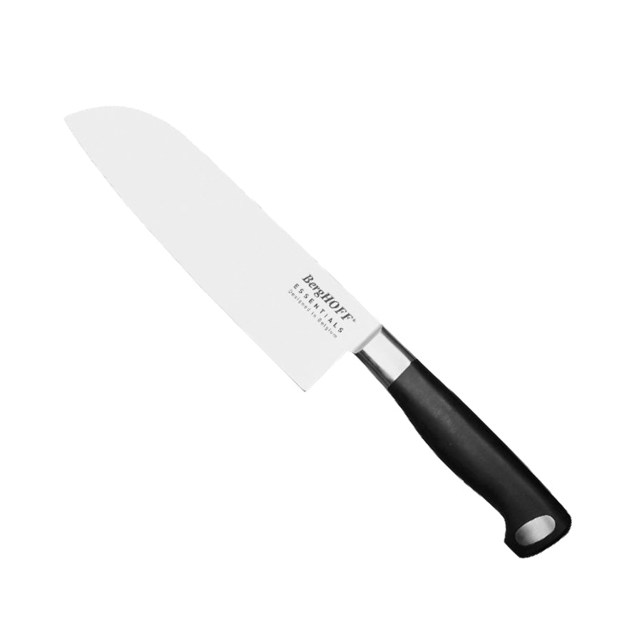 มีดซันโตกุสแตนเลสสตีล BergHOFF รุ่น Essential ทนทาน 18 ซม. สีเงิน ด้ามสีดำ 1399487_0